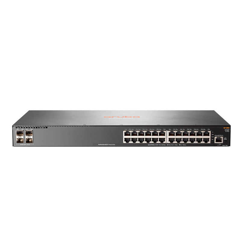 Switch Administrable HPE Aruba 2930F, 24 puertos GbE + 4 SFP+ 1/10GbE (Capa 3)