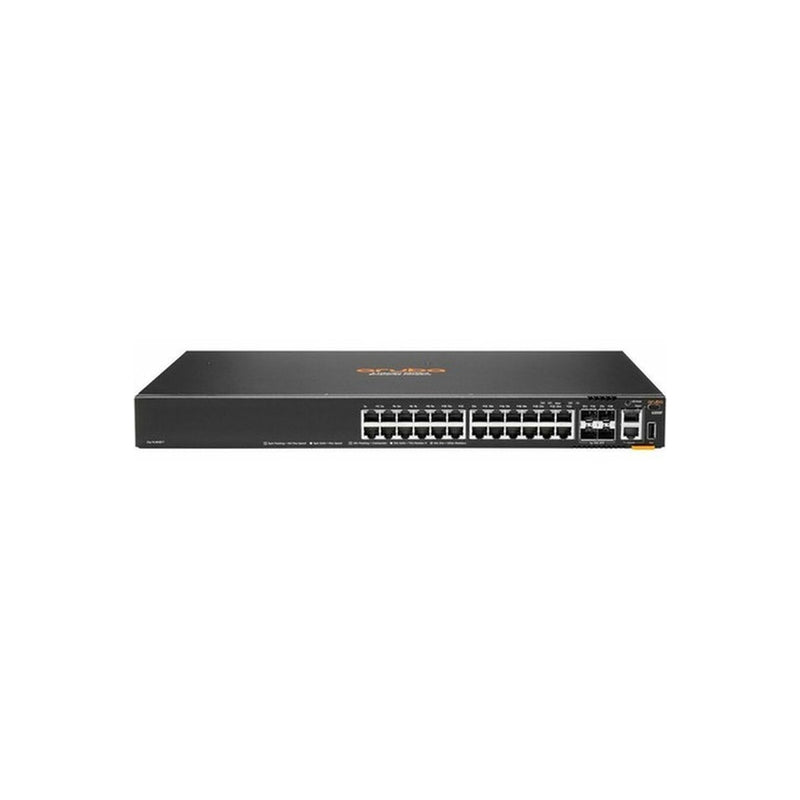 Switch HPE Aruba Networking CX 6200F 24G 4SFP+ (24 puertos Gigabit, 4 SFP+ 10G, administrable L3)