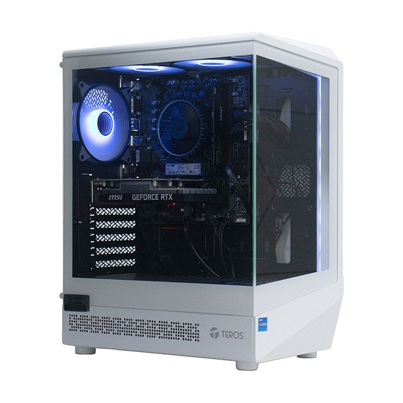 PC Gamer Teros TE-8002G (Intel Core i5-14400F, 16GB DDR5, 1TB SSD, RTX 3050 6GB, Ubuntu, Blanco)