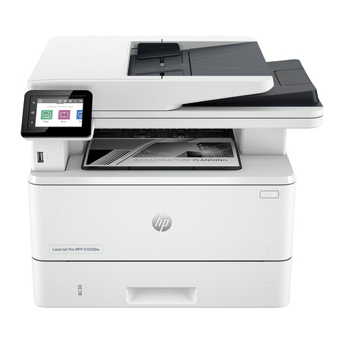 Impresora Multifuncional Láser Monocromática HP LaserJet Pro MFP 4103fdw (Imprime/Escanea/Copia/Fax, Wi-Fi)