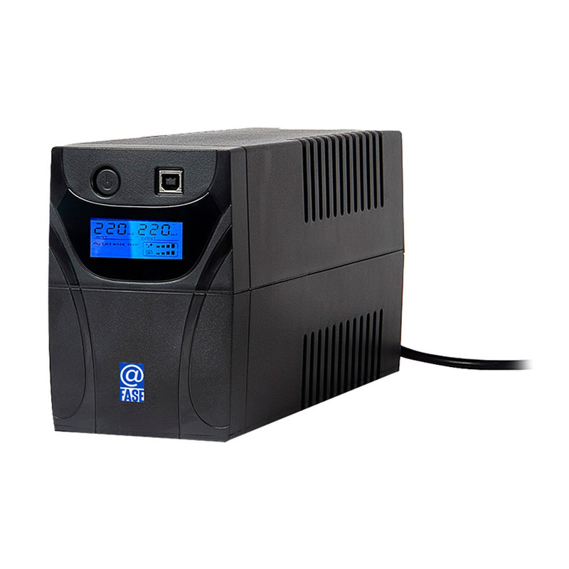 UPS Interactivo Elise Fase AUR-650-LCD-USB 650VA/360W con AVR y LCD
