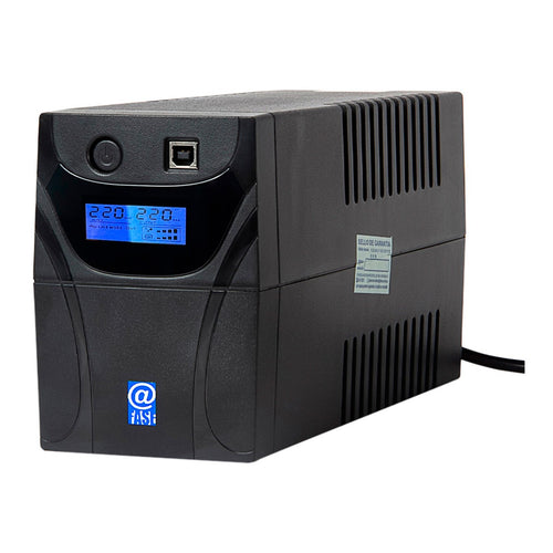 UPS Interactivo Elise Fase AUR-850-LCD-USB 850VA/480W con AVR y LCD