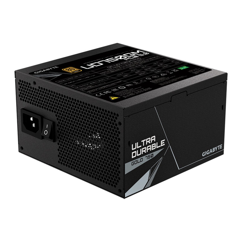 Fuente de Poder Gigabyte UD750GM PG5 750W Modular (ATX, 80 Plus Gold)