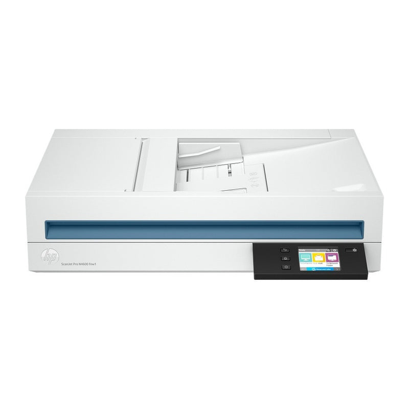 Escáner HP ScanJet Pro N4600 fnw1 dúplex con cama plana y ADF (40 ppm, Wi-Fi, red)