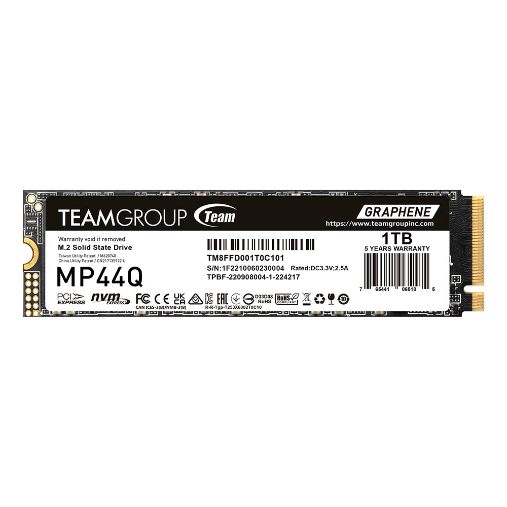 Unidad SSD TeamGroup MP44Q 1TB, M.2 NVMe PCIe 4.0 x4
