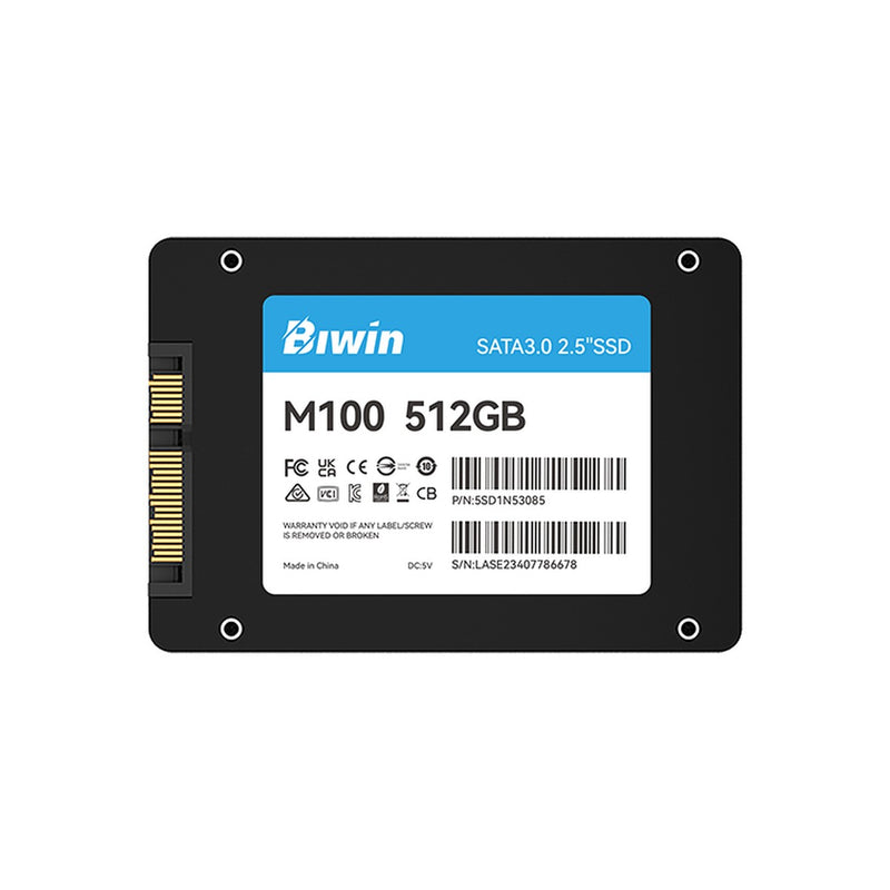 SSD Biwin M100 512GB (SATA 2.5", 550 MB/s)