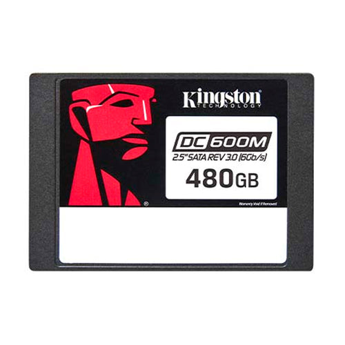SSD Servidor Kingston DC600M 480GB (SATA 2.5", Data Center, PLP, AES)