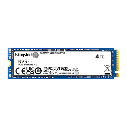 SSD Kingston NV3 4TB M.2 NVMe PCIe 4.0 (6000/5000 MB/s)