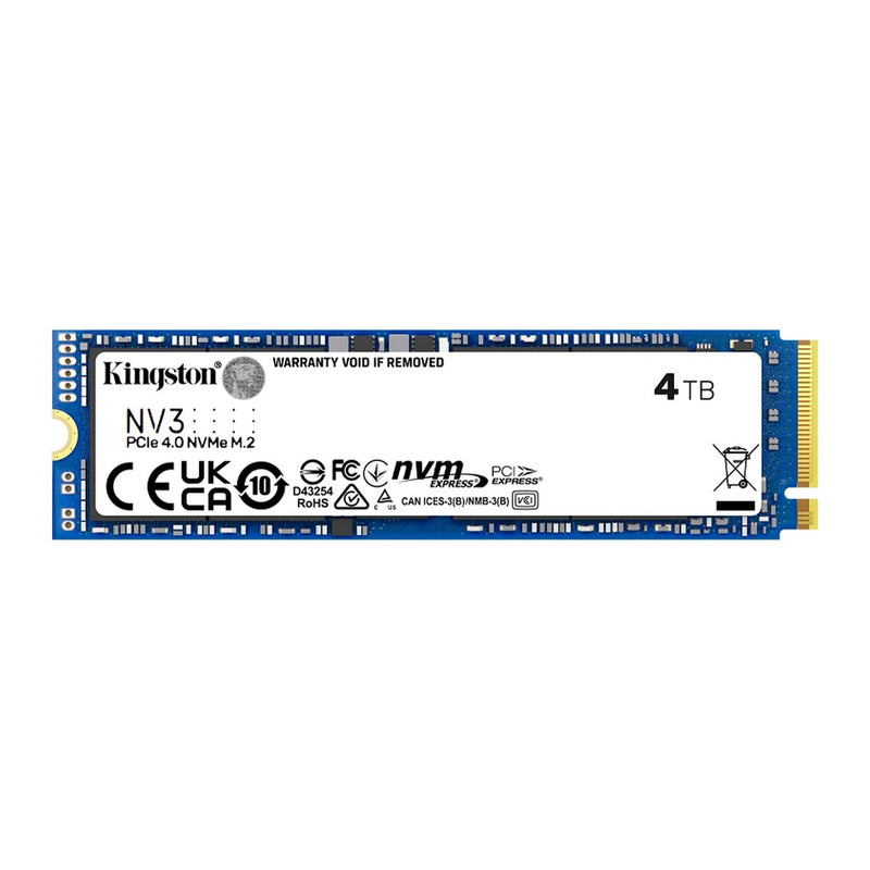 SSD Kingston NV3 4TB M.2 NVMe PCIe 4.0 (6000/5000 MB/s)