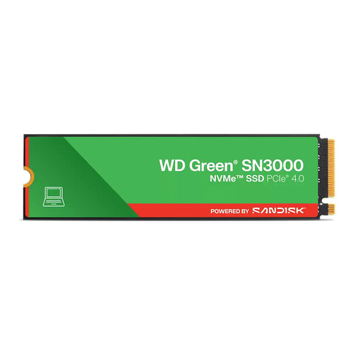 SSD WD Green SN3000 500GB M.2 NVMe PCIe 4.0 (5000/4100 MB/s)