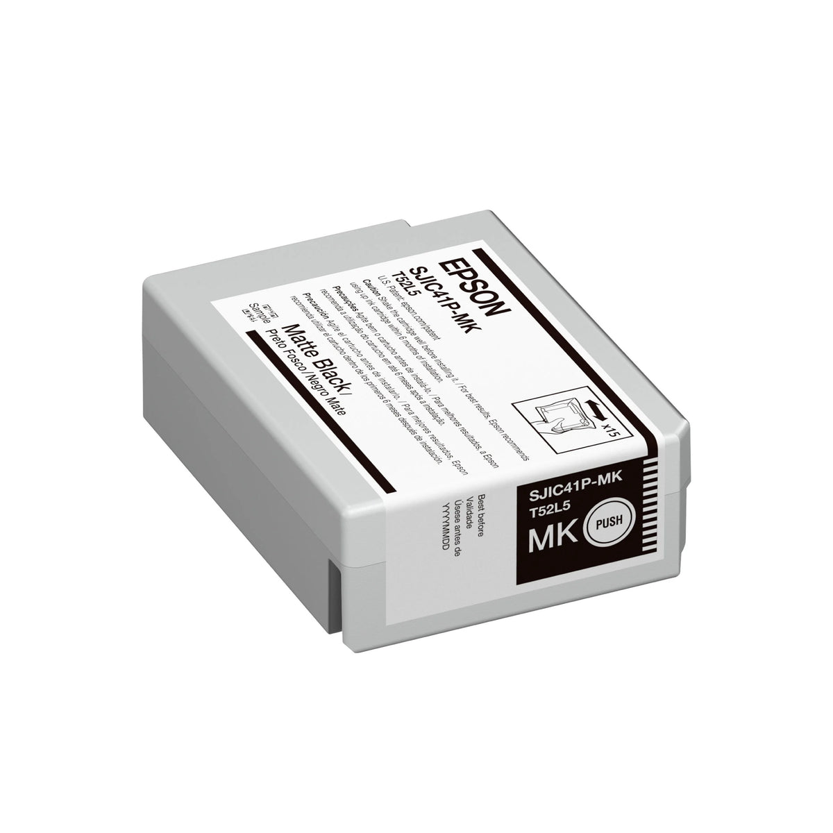 Cartucho de Tinta Epson Negro Mate para C4000 (C13T52L520)