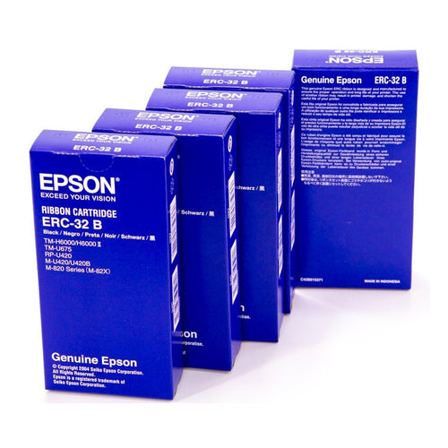Cinta de Impresion Epson ERC-32B, color negro