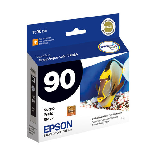 Cartucho de Tinta Epson 90 (T090120) Negro, para Stylus C92 / CX5600