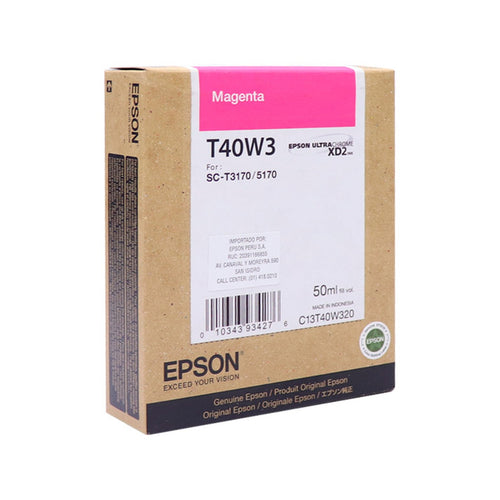 Cartucho de Tinta Epson T40W320 Magenta 50ml (UltraChrome XD2, SureColor T3170/T5170)