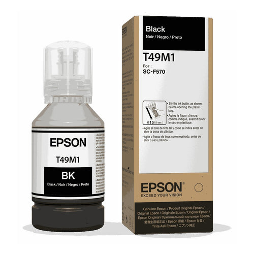 Botella de Tinta Epson T49M Negro Ultra DS, 140 ml (T49M120)