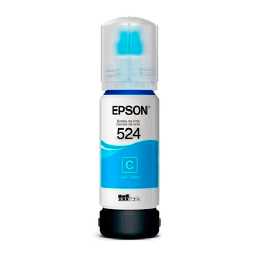 Botella de Tinta Epson T524220 Cyan (EcoTank serie 524)