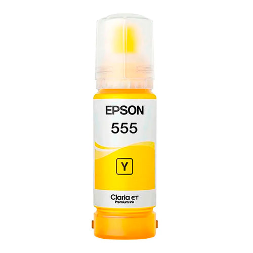 Botella de Tinta Epson T555420 Amarillo (EcoTank serie 555)