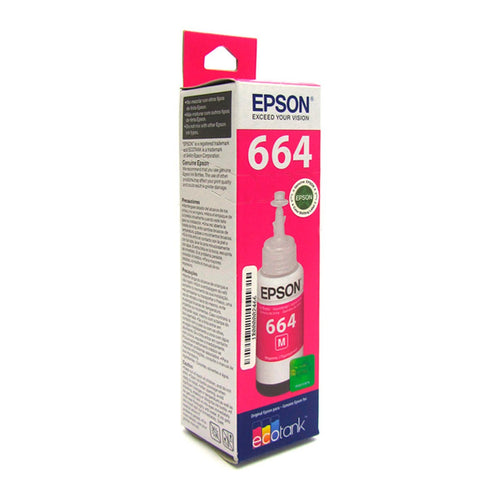Botella de Tinta Epson T664320 Magenta 70ml (EcoTank serie 664, L200)