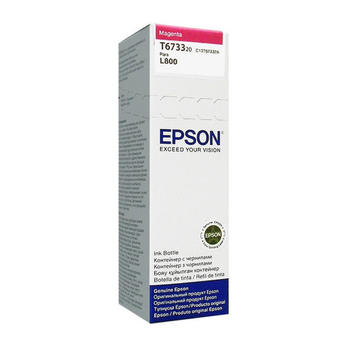 Botella de Tinta Epson T673320 Magenta 70ml (EcoTank fotográfica L800)