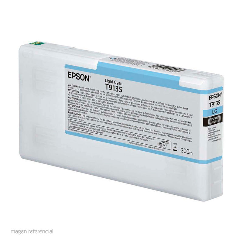 Cartucho de Tinta Epson T913500 Cian Claro 200ml (SureColor P5000)