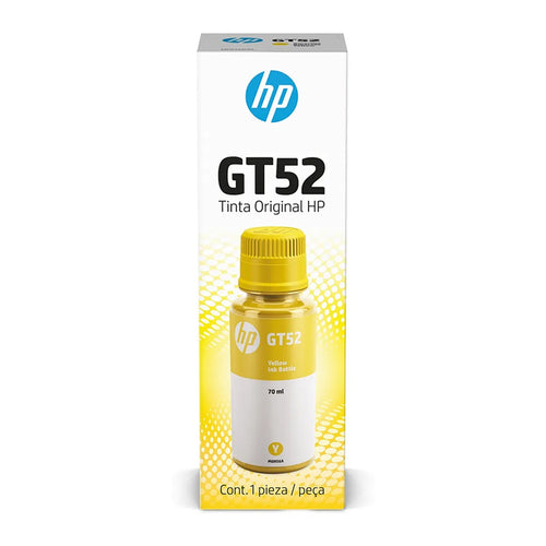 Botella de Tinta Original HP GT52 Amarillo 70ml (DeskJet GT / Ink Tank / Smart Tank)