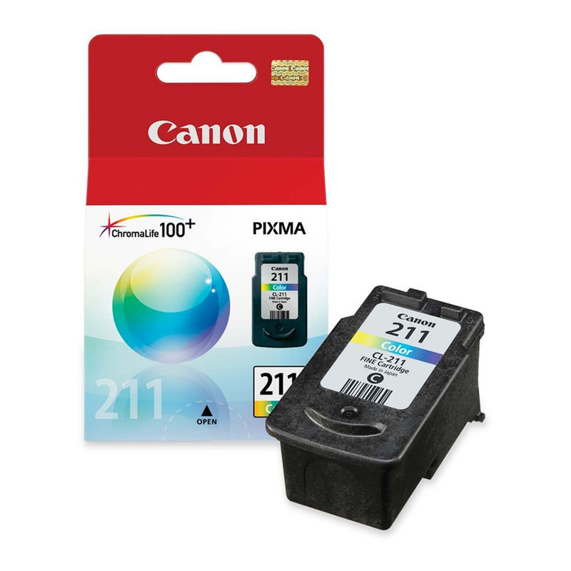 Cartucho de Tinta Canon CL-211 Tricolor 9ml (Pixma MP240/MP270/MP480, iP2700)
