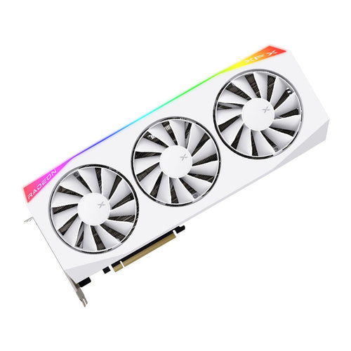 Tarjeta de Video XFX Mercury Radeon RX 9070 XT OC White Gaming RGB 16GB (GDDR6, PCIe 5.0)