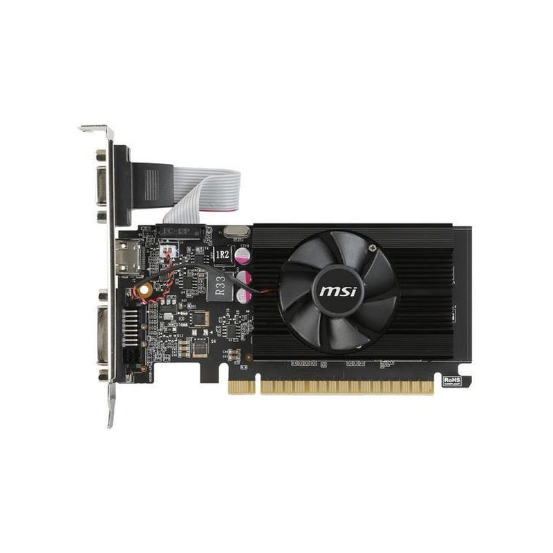 Tarjeta de Video MSI GeForce GT 710 2GB DDR3 Perfil Bajo