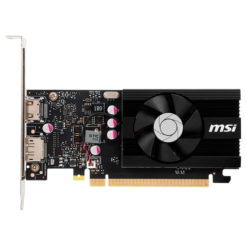 Tarjeta de Video MSI GeForce GT 1030 Low Profile OC 4GB DDR4 (PCIe 3.0)