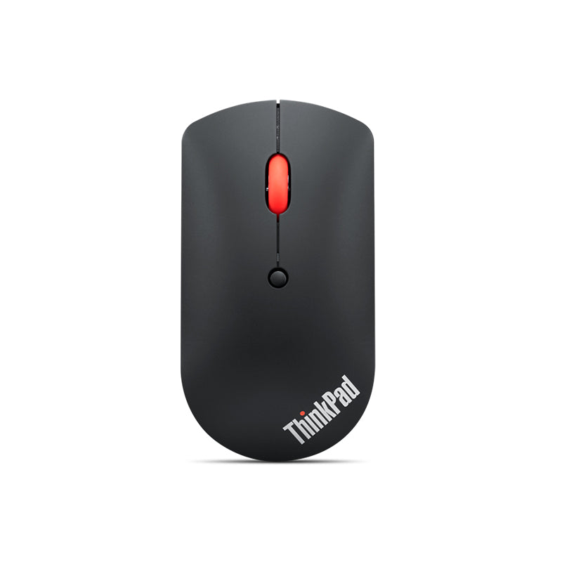 Mouse Silencioso Inalámbrico Lenovo ThinkPad Bluetooth (2400 DPI, Ambidextro, Negro)