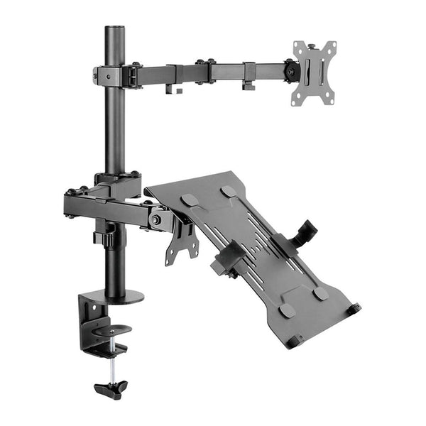 Soporte de Escritorio SpeaKa SP-MM-302 para 2 Monitores o Monitor + Laptop