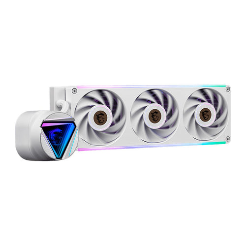 Refrigerador Líquido CPU MSI MAG CoreLiquid C360 V2 White ARGB (360mm, 3 Ventiladores)
