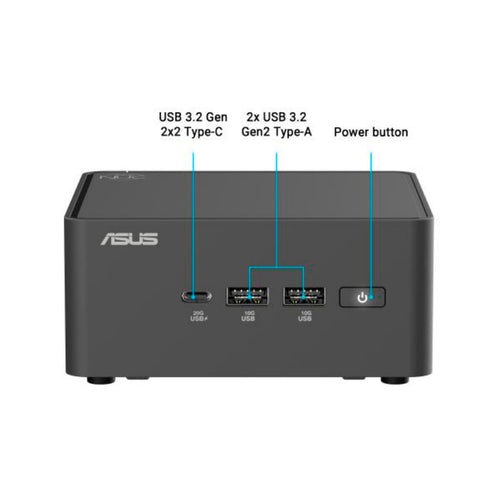 Mini PC Barebone ASUS NUC 15 Pro (Intel Core 3-100U, Wi-Fi 7, Thunderbolt 4, sin RAM/SSD)
