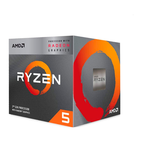 Procesador AMD Ryzen 5 3400G (AM4, 4 núcleos/8 hilos, 4.2GHz, Radeon RX Vega 11)