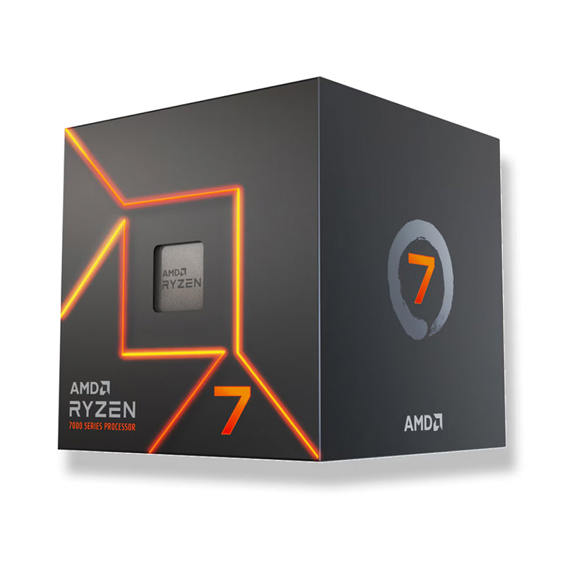 Procesador AMD Ryzen 7 7700 (AM5, 8 núcleos/16 hilos, hasta 5.3GHz, 32MB L3)