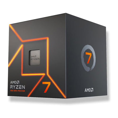 Procesador AMD Ryzen 7 7700 (AM5, 8 núcleos/16 hilos, hasta 5.3GHz, 32MB L3)