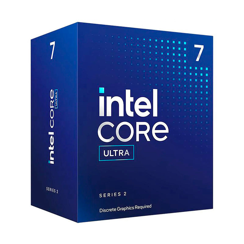 Procesador Intel Core Ultra 7 265F (LGA1851, 20 núcleos, hasta 5.3GHz)