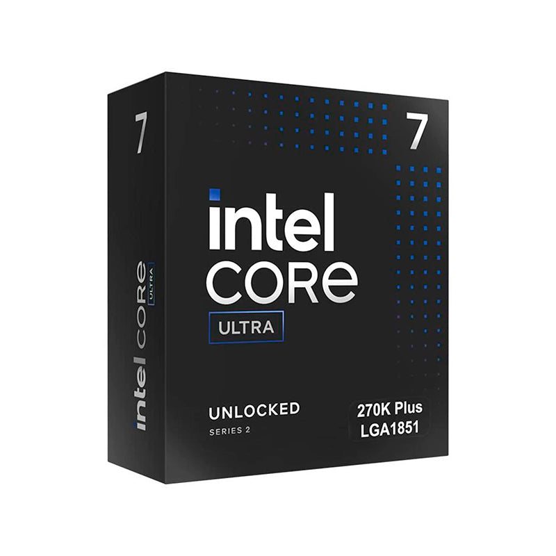 Procesador Intel Core Ultra 7 270K PLUS (LGA1851, 24 núcleos, hasta 5.5GHz, Intel Graphics)