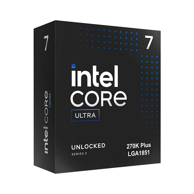 Procesador Intel Core Ultra 7 270K PLUS (LGA1851, 24 núcleos, hasta 5.5GHz, Intel Graphics)