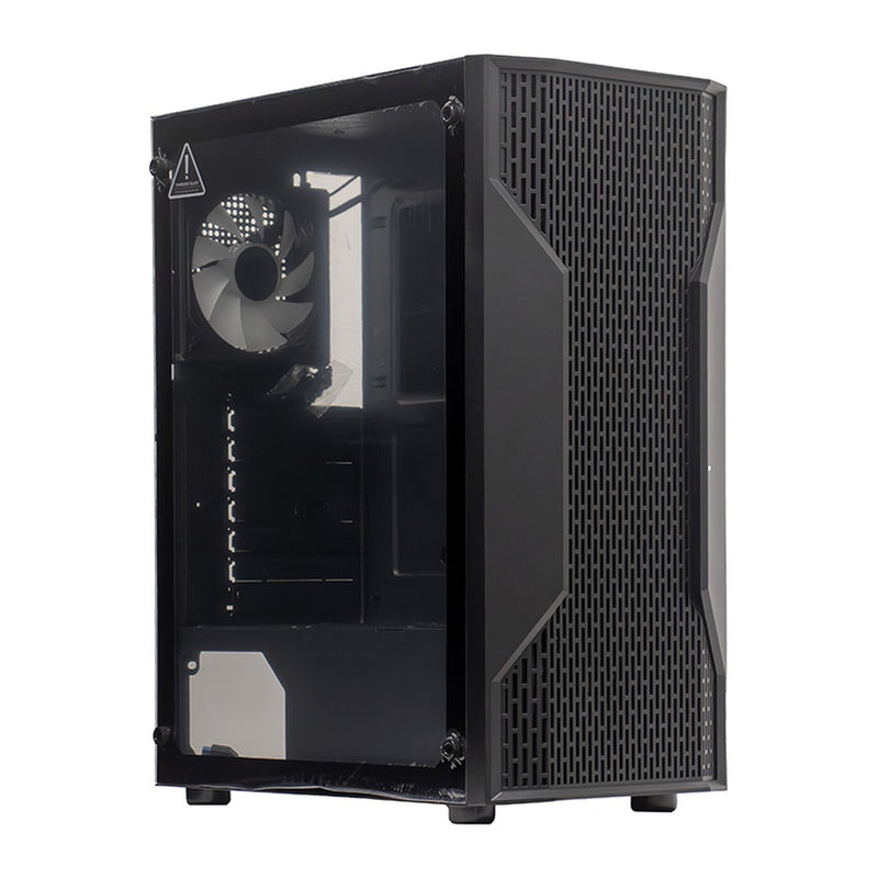 Case Gamer Teros TE-1332G Mid Tower sin Fuente (Vidrio Templado, 6 Fans) Negro