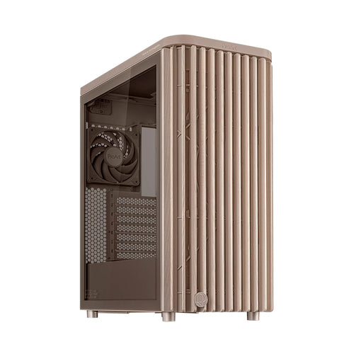 Case ASUS ProArt PA401 Wood Edition Mid Tower (Vidrio Templado) Beige