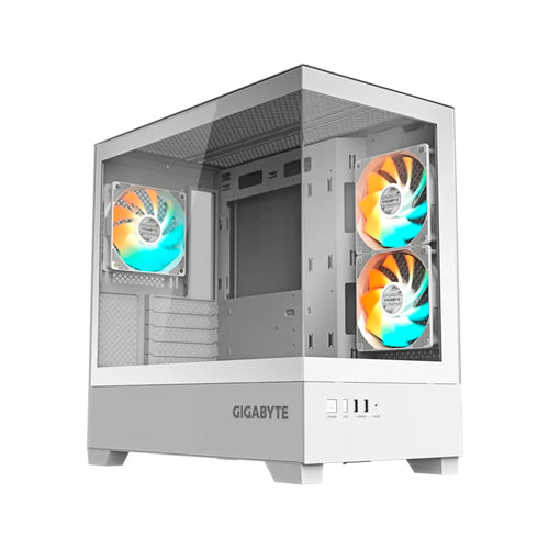 Case Gamer Gigabyte C201P Panoramic Ice Micro-ATX ARGB (Vidrio Panorámico) Blanco
