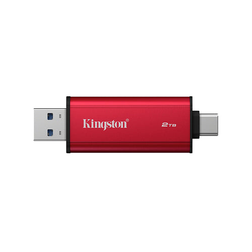 SSD Externo Portátil Dual Kingston 2TB (USB-A/USB-C 3.2 Gen 2, 1050 MB/s)