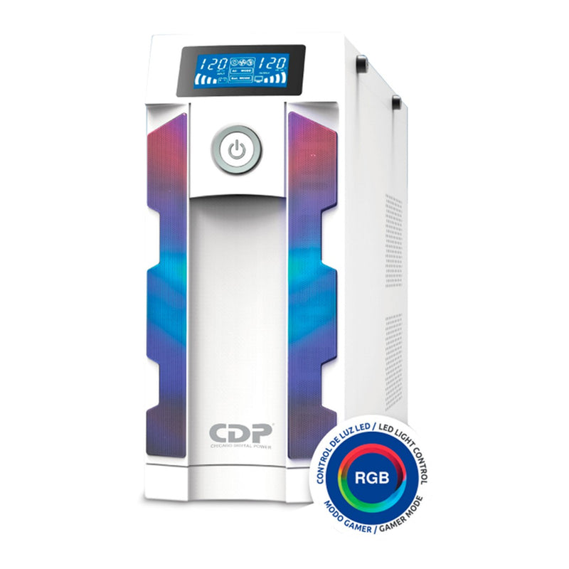 UPS Interactivo CDP GSmart 1516i 1500VA/900W con AVR y LCD (16 Tomas, USB)