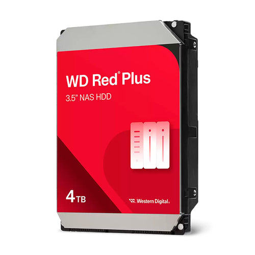 Disco Duro Interno WD Red Plus 4TB NAS SATA 3.5" 5400RPM (128MB, CMR)