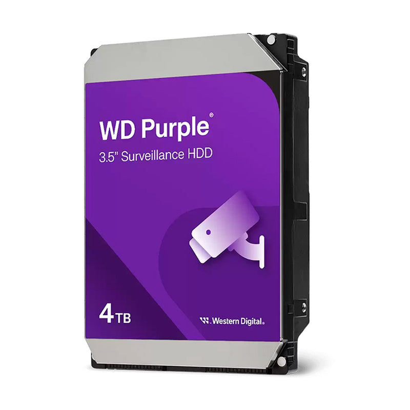 Disco Duro Interno WD Purple 4TB Videovigilancia SATA 3.5" (256MB, CMR, WD44PURZ)