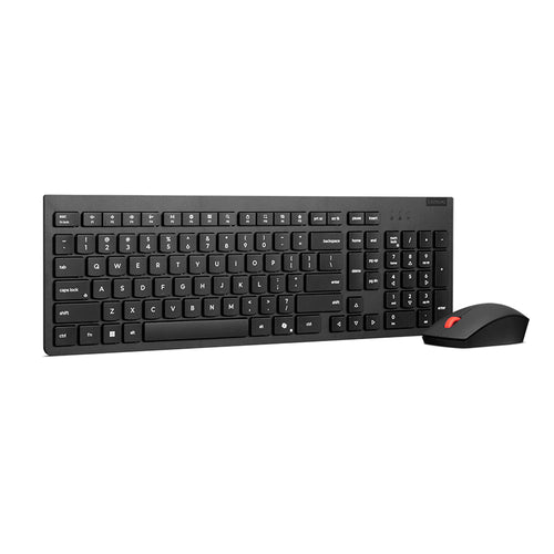 Kit Teclado y Mouse Inalámbricos Lenovo Essential Combo Gen 2 (2.4G, español, negro)