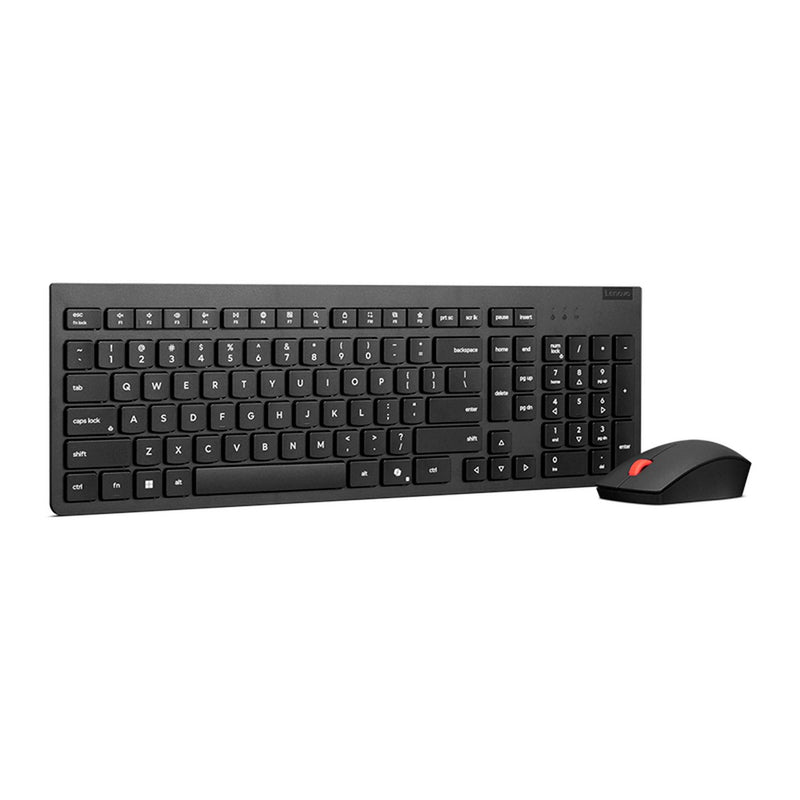 Kit Teclado y Mouse Inalámbricos Lenovo Essential Combo Gen 2 (2.4G, español, negro)