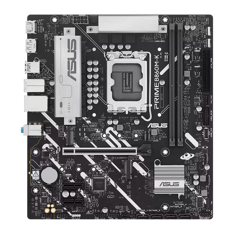 Placa Madre ASUS PRIME B860M-K (Intel B860, LGA1851, DDR5, mATX)