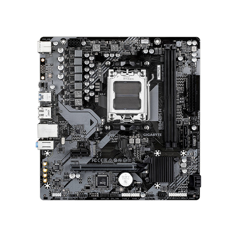 Placa Madre Gigabyte B840M H (AMD B840, Socket AM5, DDR5, mATX)